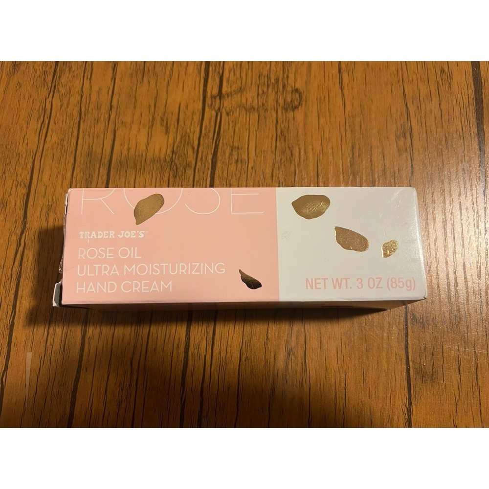 Trader Joe's Rose Oil Ultra Moisturizing Hand Cream Lotion 3 oz NWT